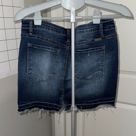 KanCan Dark Blue Denim Mini Skirt - Picture 5 of 8